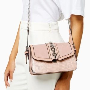 Topshop Nude Blush Crossbody Bag